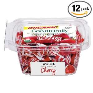 GoNaturally Organic Hard Candy, Cherry Grocery & Gourmet Food