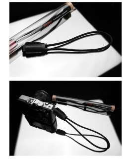 GARIZ XS WSM1 Black Camera Wrist Leather Strap for NEX 7 NEX 5N GF3 