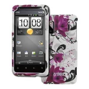  EMPIRE Sprint HTC EVO Design 4G White with Purple Flowers 