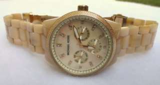 Michael Kors Womens Resin Horn Chronograph Watch MK5039  