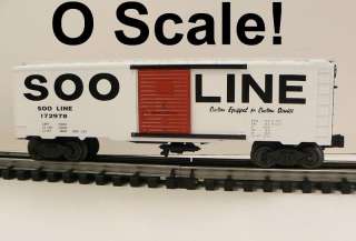 SCALE MODEL TRAINS SOO LINE MODEL RAILROAD BOXCAR NEW  