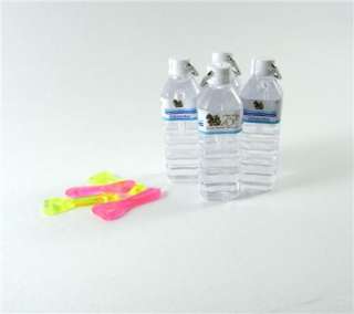 New Set Of Mini Water Bottles Plastic Charms Findings  