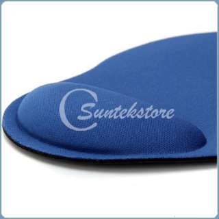 Mouse Mat Pad with Wrist Rest Support Mousepad Save Blk  