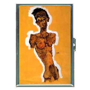 Egon Schiele Self Portrait ID Holder, Cigarette Case or Wallet MADE 