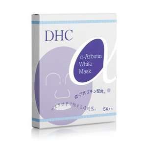  DHC Alpha Arbutin White Mask 5 Sheets Beauty