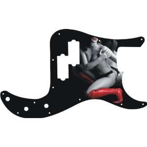  Red Boots Graphical P Bass Standard Pickguard Musical 