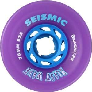 Seismic Blast Wave 78mm 83a Tran.pur Blue Skate Wheels:  