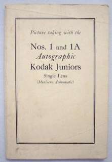 Vintage KODAK ManualsSix 16, Seniors, Juniors, Flash  