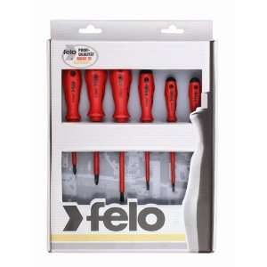   & Phillips Insulated Screwdriver Set, 2 Component Handle, Felo 50176