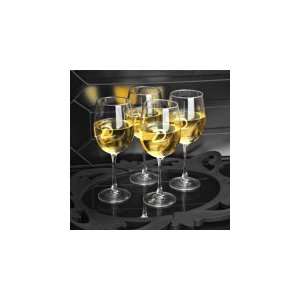  Contempo Personalized White Wine Glasses, Set of Four 