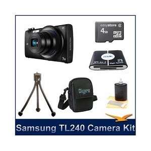  TL240 Digital Camera Black Kit w/ Memory Card, Card Reader 