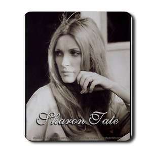  Sharon Tate Gaze White Mousepad by  Sports 