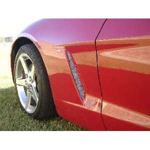  2005 2011 Corvette Side Fender Screens Aluminum 