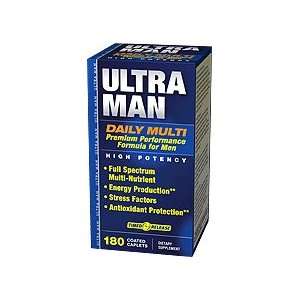  Vitamin World Ultra Man Daily Multi Vitamin, 180 Caplets 