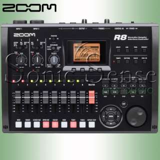 Zoom R 8 Portable Multi Track Recorder Sampler Interface Controller R8 