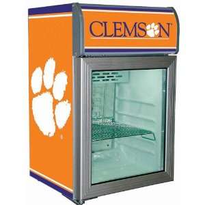 Clemson Tigers Glass Door Refrigerator 