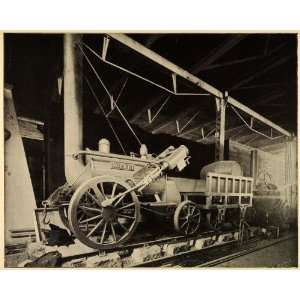 1899 Print Antique Rocket Locomotive Train 1893 Chicago Worlds Fair 