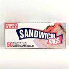 DDI Fresh Seal Sandwich Bags Resealable(Pack of 24)