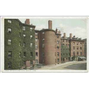  Reprint United State Hotel, Boston, Mass 1898 1931: Home 