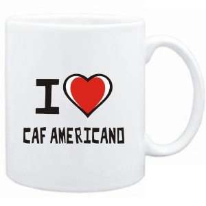 Mug White I love CafÃ© Americano  Drinks  Sports 