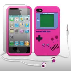  IPHONE 4 GAMEBOY DESIGN SILICONE SKIN CASE WITH SCREEN 