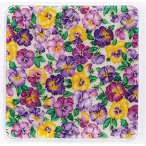 Andreas Silicone Trivet   Hot Pads   Pansies  Kitchen 