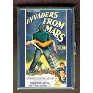  INVADERS FROM MARS SCI FI HORROR ID Holder Cigarette Case 