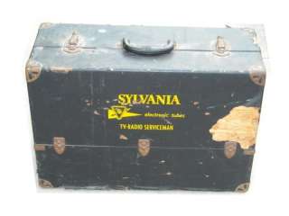 Vintage Sylvania TV/Radio Serviceman Tube Caddy Case  