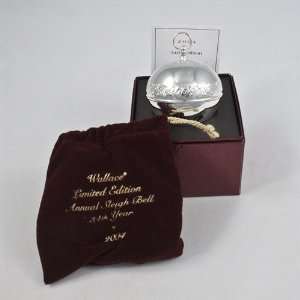  2004 Sleigh Bell Silverplate Ornament by Wallace