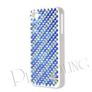   Swarovski Crystal iPhone 4 and 4S Case   Blue & Green Electronics