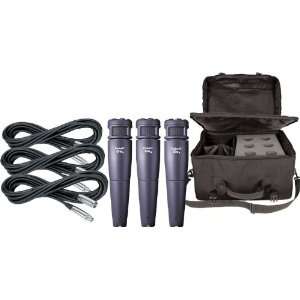  Electro Voice Cobalt 4 Three Pack with Cables & Bag 