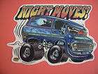 70 s custom dodge van night moves sticker 