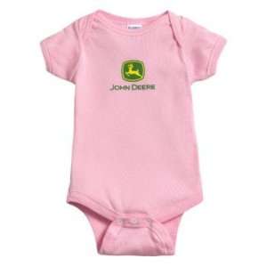  John Deere Pink Infant Lap Shoulder Creeper