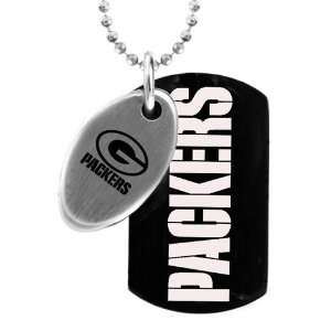 NFL Green Bay Packers 2 Piece Two Tone Stainless Steel Sports Dog Tag 