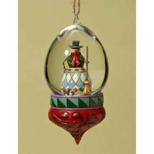 Jim Shore Snowman with Broom Waterball Ornament