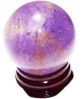 36mm Ametrine Crystal Healing Sphere Quartz Ball Set  