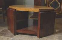 OCTAGONAL ROSEWOOD ART DECO COFFEE TABLE TABLES RETRO  