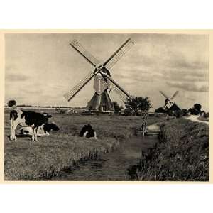  1943 Windmolen Gelderland Netherlands Windmill Arnhem 