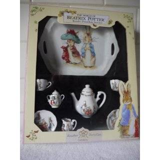 Beatrix Potter 10 piece Peter Rabbit Mini Porcelain Childs Tea Set 