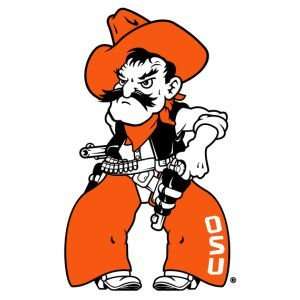  Oklahoma State Cowboys 4x4 Magnet