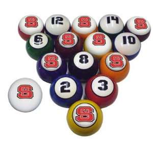  NC State Billiard Pool Ball Set: Sports & Outdoors