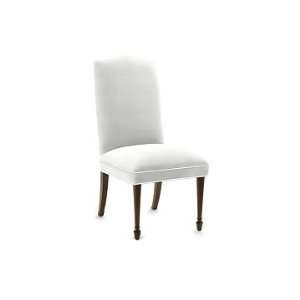   Morgan Side Chair, Savannah Canvas, White, Honey