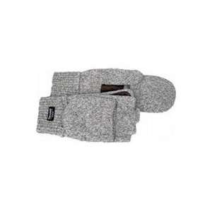  12PK RAGGWOOL FINGERLESS GLOVE, Color GRAY; Size LARGE 