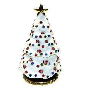 : Objet DArt Release #343 Winter Wonderland Flocked Christmas Tree 