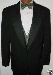 Black Pierre Cardin Dream Tuxedo Prom / Wedding 40R  