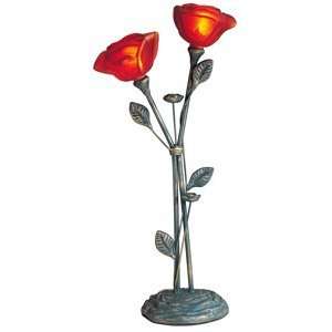  Double Red Rose Halogen Lamp: Home Improvement
