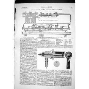  1885 ENGINEERING HYDRAULIC PUMP BROXBURN COLLIERY MOORE 