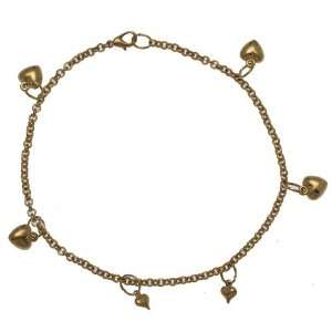  JAIWANTI Gold Plated Ankle Chain Jewelry
