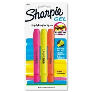  Sharpie Accent Gel Highlighter,Ink Color: Assorted   3 