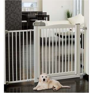  Pet Products 94161 Extra Wide Tension Mount Pet Gate   White  Pet 